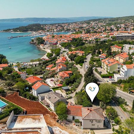 Seaview Apartment Tina Krk Island - Happy Rentals Krk Town Eksteriør billede